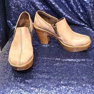 Platform Clogs- Soft Leather